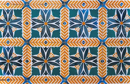 simsearch:400-08962382,k - Detail of Portuguese glazed tiles. Stock Photo - Budget Royalty-Free & Subscription, Code: 400-04369864