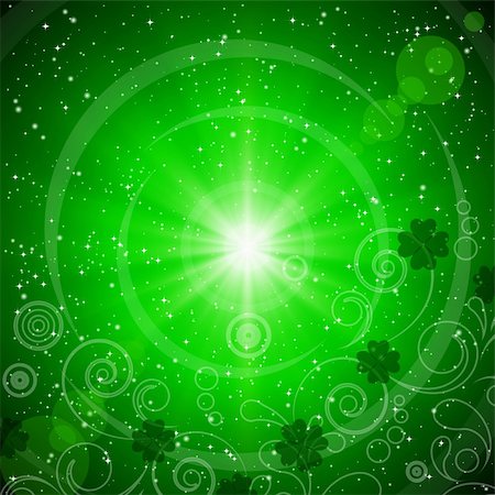 simsearch:400-05129284,k - Abstract green background for St. Patrick's Day. Stockbilder - Microstock & Abonnement, Bildnummer: 400-04360036
