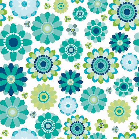Floral seamless pattern Stock Photo - Budget Royalty-Free & Subscription, Code: 400-04360057