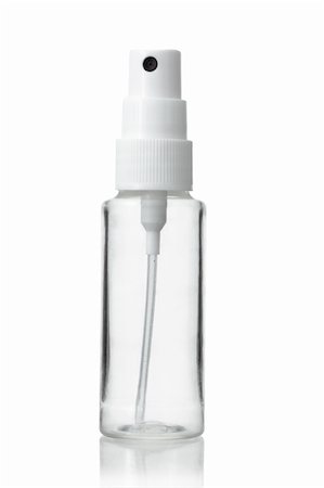 Empty bottle of atomizer on white background Photographie de stock - Aubaine LD & Abonnement, Code: 400-04360236