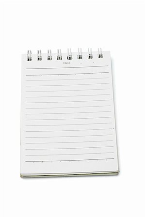 simsearch:400-05289536,k - Open blank mini note book on white background Stock Photo - Budget Royalty-Free & Subscription, Code: 400-04360295