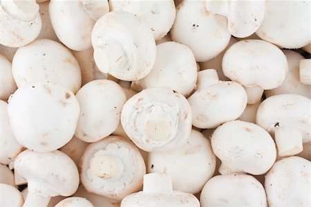 simsearch:400-05305223,k - Background of fresh whole mushrooms, closeup Stock Photo - Budget Royalty-Free & Subscription, Code: 400-04360803