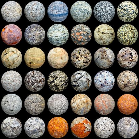 pictures of rusted iron objects - Set from balls of different materials - seamless dark texture Stock Photo - Budget Royalty-Free & Subscription, Code: 400-04360935