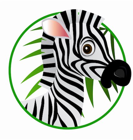 zebra cartoon Foto de stock - Super Valor sin royalties y Suscripción, Código: 400-04361619