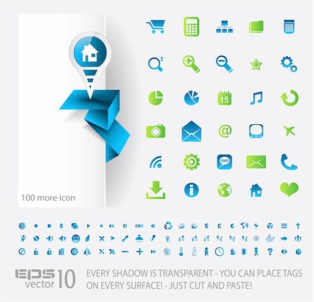 Paper PIN Style tag with TRANSPARENT shadows. You can place it on every surface! 100 more icon for the pin included!! Stock Photo - Budget Royalty-Free & Subscription, Code: 400-04362338