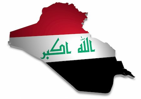 simsearch:400-04620875,k - Iraq flag Stock Photo - Budget Royalty-Free & Subscription, Code: 400-04362942
