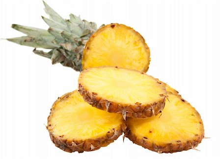 simsearch:400-08500819,k - pineapple on white background Stock Photo - Budget Royalty-Free & Subscription, Code: 400-04363314