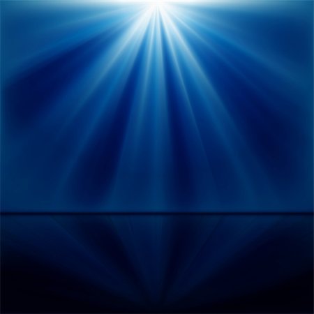 background of blue luminous rays Stock Photo - Budget Royalty-Free & Subscription, Code: 400-04363374