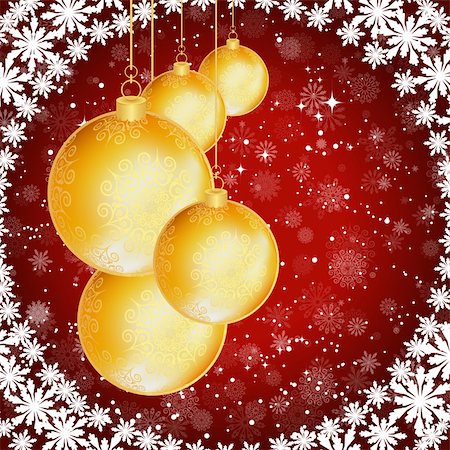 simsearch:400-05891304,k - Christmas balls. Foto de stock - Royalty-Free Super Valor e Assinatura, Número: 400-04363386