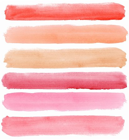 red gradient - Abstract watercolor hand painted banners Stock Photo - Budget Royalty-Free & Subscription, Code: 400-04374506