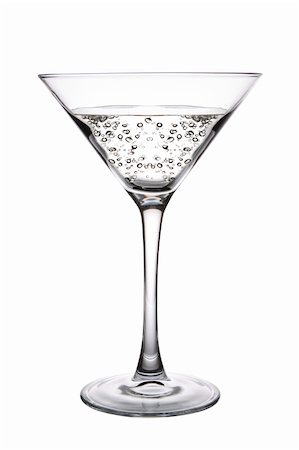 simsearch:400-06911038,k - A Clear Martini Cocktail on white background Stock Photo - Budget Royalty-Free & Subscription, Code: 400-04377203