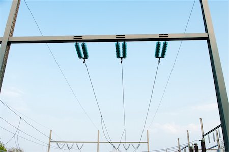 simsearch:400-04867577,k - cables of a 110kv electric substation Photographie de stock - Aubaine LD & Abonnement, Code: 400-04378483