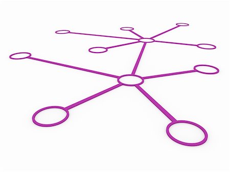 3d network connection circle purple social global internet Stock Photo - Budget Royalty-Free & Subscription, Code: 400-04378699