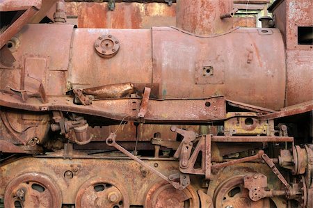 fuliggine - Old steam train in Pereslavl-Zalessky Russia Fotografie stock - Microstock e Abbonamento, Codice: 400-04379140