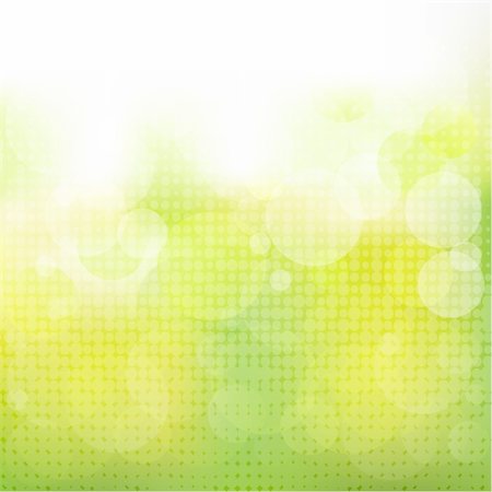 Green Natural Background With Bokeh, Vector Illustration Stock Photo - Budget Royalty-Free & Subscription, Code: 400-04379457