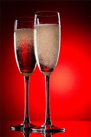 simsearch:400-04288408,k - Pair of champagne flutes Stock Photo - Budget Royalty-Free & Subscription, Code: 400-04379714