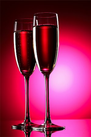 simsearch:400-04288408,k - Pair of champagne flutes Stock Photo - Budget Royalty-Free & Subscription, Code: 400-04379711