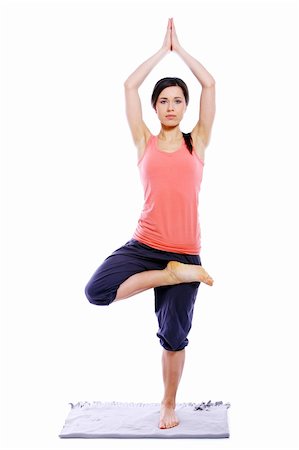 simsearch:400-04335941,k - Young and beautiful woman doing yoga exercises Stock Photo - Budget Royalty-Free & Subscription, Code: 400-04379885
