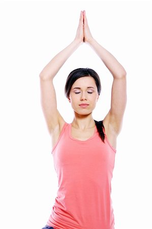 simsearch:400-04335941,k - Young and beautiful woman doing yoga exercises Stock Photo - Budget Royalty-Free & Subscription, Code: 400-04379886
