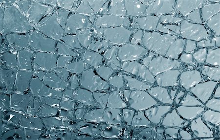 broken and wet glass after accident Stock Photo - Budget Royalty-Free & Subscription, Code: 400-04370125