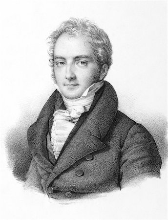 Jean Paul Pierre Casimir-Perier (1777-1832) on engraving from the 1800s. French politician, 11th Prime Minister of France. Engraved by Lemercier in Paris, 1850. Photographie de stock - Aubaine LD & Abonnement, Code: 400-04370222