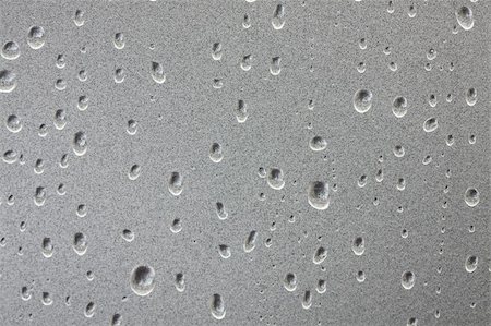 raindrop window - Close up of waterdrops on gray background Foto de stock - Super Valor sin royalties y Suscripción, Código: 400-04371157