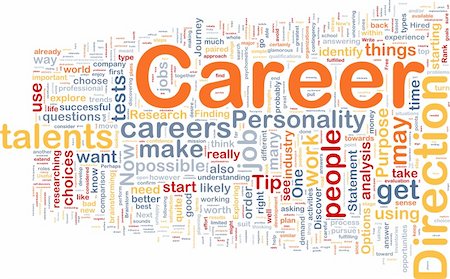 Background concept wordcloud illustration of career Photographie de stock - Aubaine LD & Abonnement, Code: 400-04371373