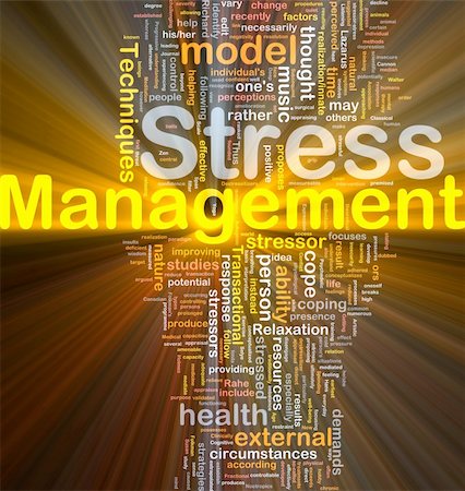 simsearch:400-04863043,k - Background concept wordcloud illustration of stress management glowing light Stock Photo - Budget Royalty-Free & Subscription, Code: 400-04371436