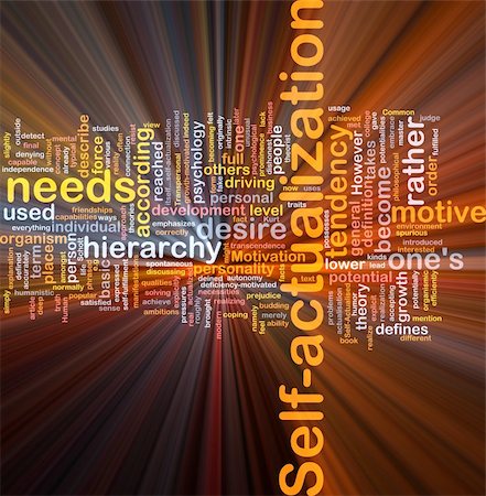 simsearch:400-04863043,k - Background concept wordcloud illustration of self-actualization glowing light Stock Photo - Budget Royalty-Free & Subscription, Code: 400-04371433