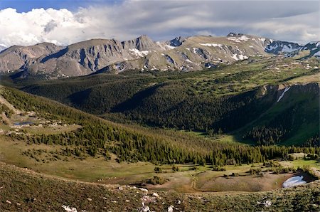 rocky mountain national park - Image of Rocky Mountains in Rocky Mountain National Park, Colorado. Fotografie stock - Microstock e Abbonamento, Codice: 400-04371726