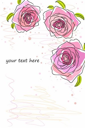 simsearch:400-06412891,k - beautiful Floral vector background (flowers on white) Photographie de stock - Aubaine LD & Abonnement, Code: 400-04371831