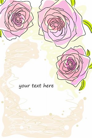 simsearch:400-04747052,k - beautiful Floral vector background (flowers on white) Stock Photo - Budget Royalty-Free & Subscription, Code: 400-04371832