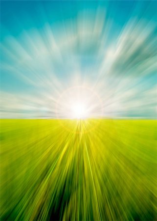 simsearch:400-05270311,k - Abstract motion blurred meadow and sky with sun Foto de stock - Super Valor sin royalties y Suscripción, Código: 400-04372343