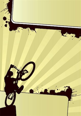 simsearch:400-04724232,k - Modern color trial cycling background (poster, mail, web) Photographie de stock - Aubaine LD & Abonnement, Code: 400-04384087