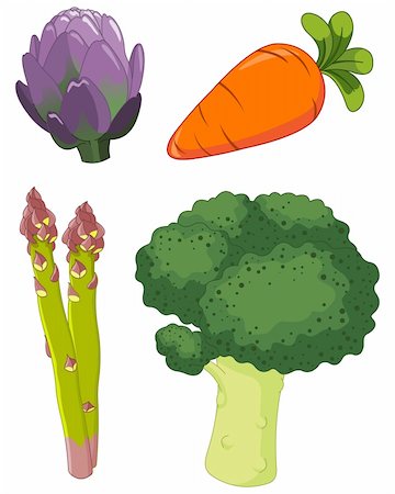 simsearch:400-04393823,k - The  colorful set of vegetables Stockbilder - Microstock & Abonnement, Bildnummer: 400-04385004