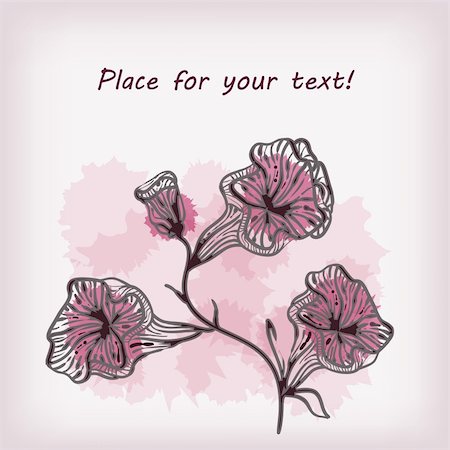 simsearch:400-04843790,k - vector  background with abstract flowers, eps 10, mesh, Stock Photo - Budget Royalty-Free & Subscription, Code: 400-04385270