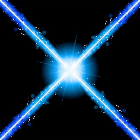Vector - Laser Neon Blue Lights Foto de stock - Super Valor sin royalties y Suscripción, Código: 400-04385435