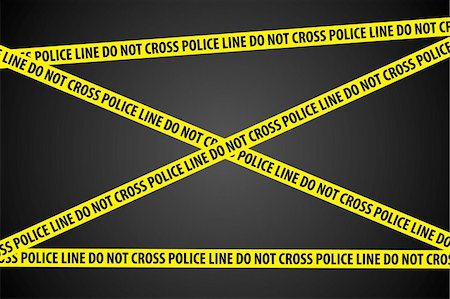 police lights accident - Police line «do not cross» on black background Stock Photo - Budget Royalty-Free & Subscription, Code: 400-04387821
