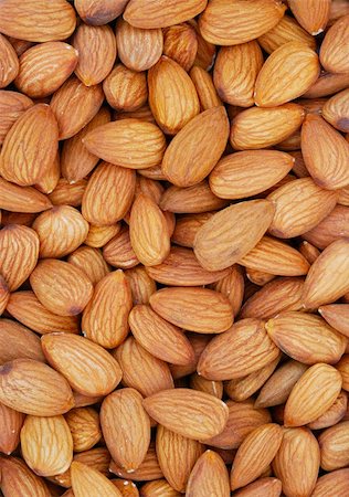 Almonds background Stock Photo - Budget Royalty-Free & Subscription, Code: 400-04387836