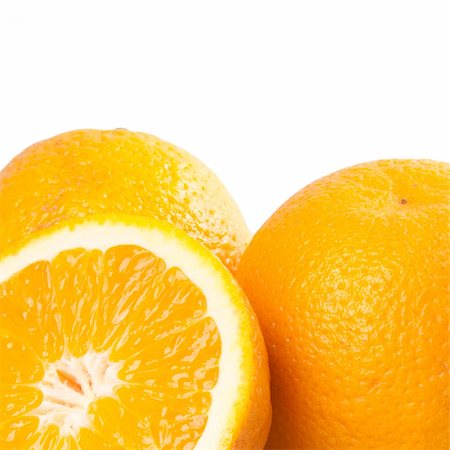 simsearch:400-09220883,k - fresh orange isolated on white Stock Photo - Budget Royalty-Free & Subscription, Code: 400-04389998
