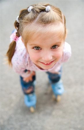 simsearch:400-05342069,k - Portrait of a beautiful liitle girl close-up Stock Photo - Budget Royalty-Free & Subscription, Code: 400-04380735