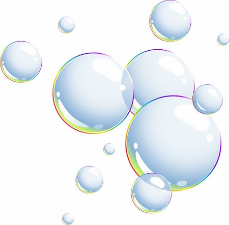 espuma (líquida) - Bubbles over white. EPS 8, AI, JPEG Stock Photo - Budget Royalty-Free & Subscription, Code: 400-04381215
