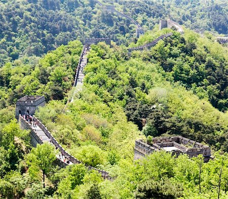 simatai - Great Wall of China Photographie de stock - Aubaine LD & Abonnement, Code: 400-04381278