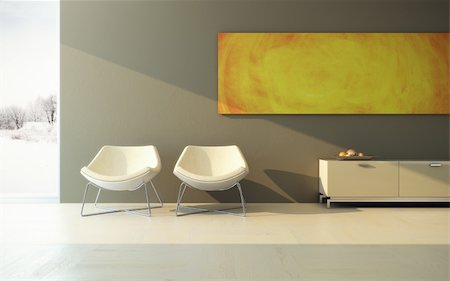 simsearch:400-03964208,k - modern design of lounge room Stockbilder - Microstock & Abonnement, Bildnummer: 400-04381383