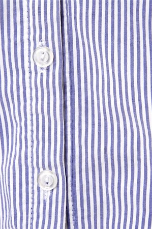 white and blue striped shirt, button detail Stock Photo - Budget Royalty-Free & Subscription, Code: 400-04382125