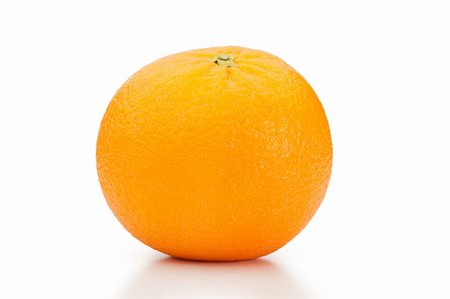 simsearch:400-05316300,k - Orange on a white background Stock Photo - Budget Royalty-Free & Subscription, Code: 400-04383112