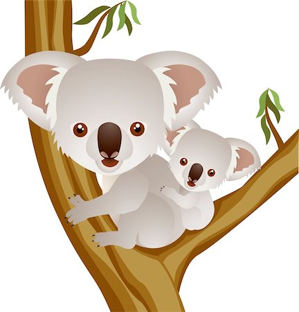 Koala vector Photographie de stock - Aubaine LD & Abonnement, Code: 400-04394077