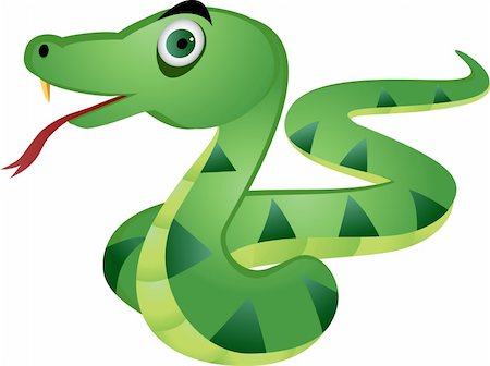 Snake cartoon Stock Photo - Budget Royalty-Free & Subscription, Code: 400-04394359