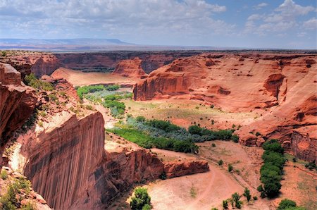 The entrance or beginning of the Canyon De Chelly Photographie de stock - Aubaine LD & Abonnement, Code: 400-04395038