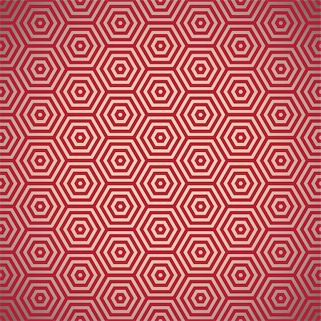 Retro inspired red seamless background pattern design Stock Photo - Budget Royalty-Free & Subscription, Code: 400-04395747